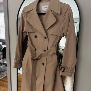 Club Monaco Classic Beige Trench Coat